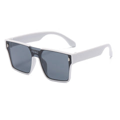 Youth Casual Plastic Frame UV400 Sunglasses