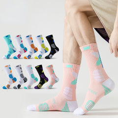 Men's Basketball Towel Bottom Anti-slip Socks