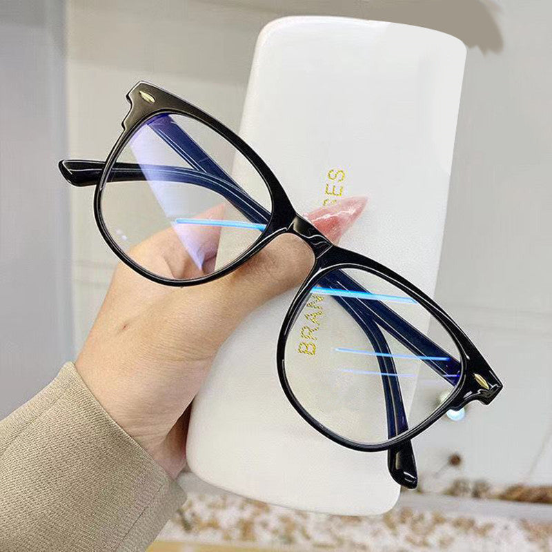 Cat Eye Glasses Classic Square Frame Clear Eyewear