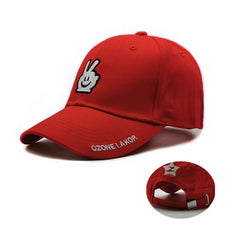 Peaked Cap Baseball Cap Letter Solid Sun Hat Unisex