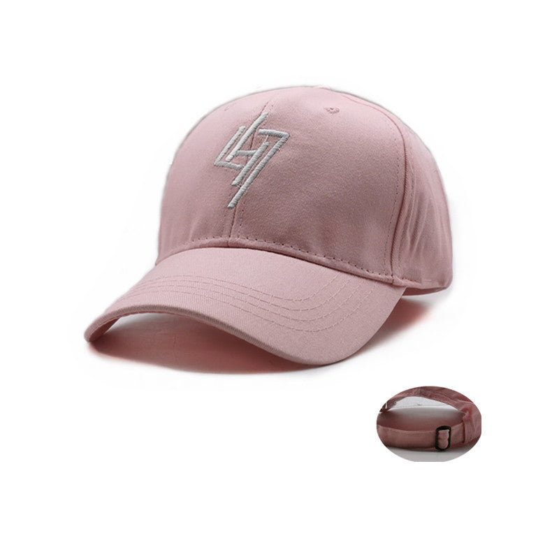 Peaked Cap Baseball Cap Letter Solid Sun Hat Unisex