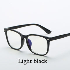 Square Frame Glasses Cat Eye Transparent Lens Lightweight Eyewear