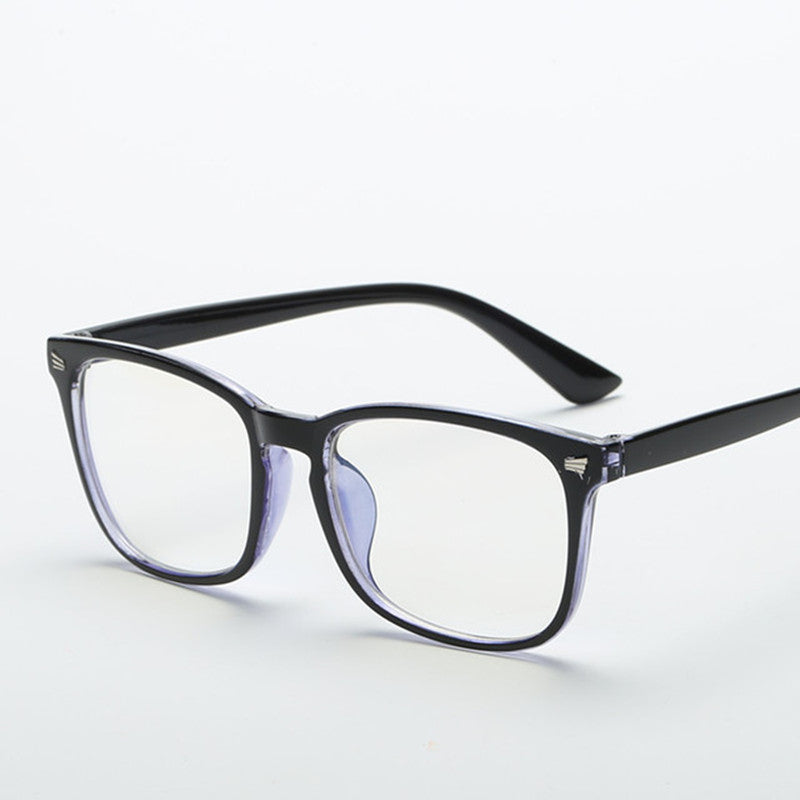 Square Frame Glasses Cat Eye Transparent Lens Lightweight Eyewear