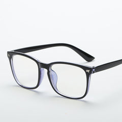 Square Frame Glasses Cat Eye Transparent Lens Lightweight Eyewear