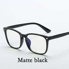 Square Frame Glasses Cat Eye Transparent Lens Lightweight Eyewear