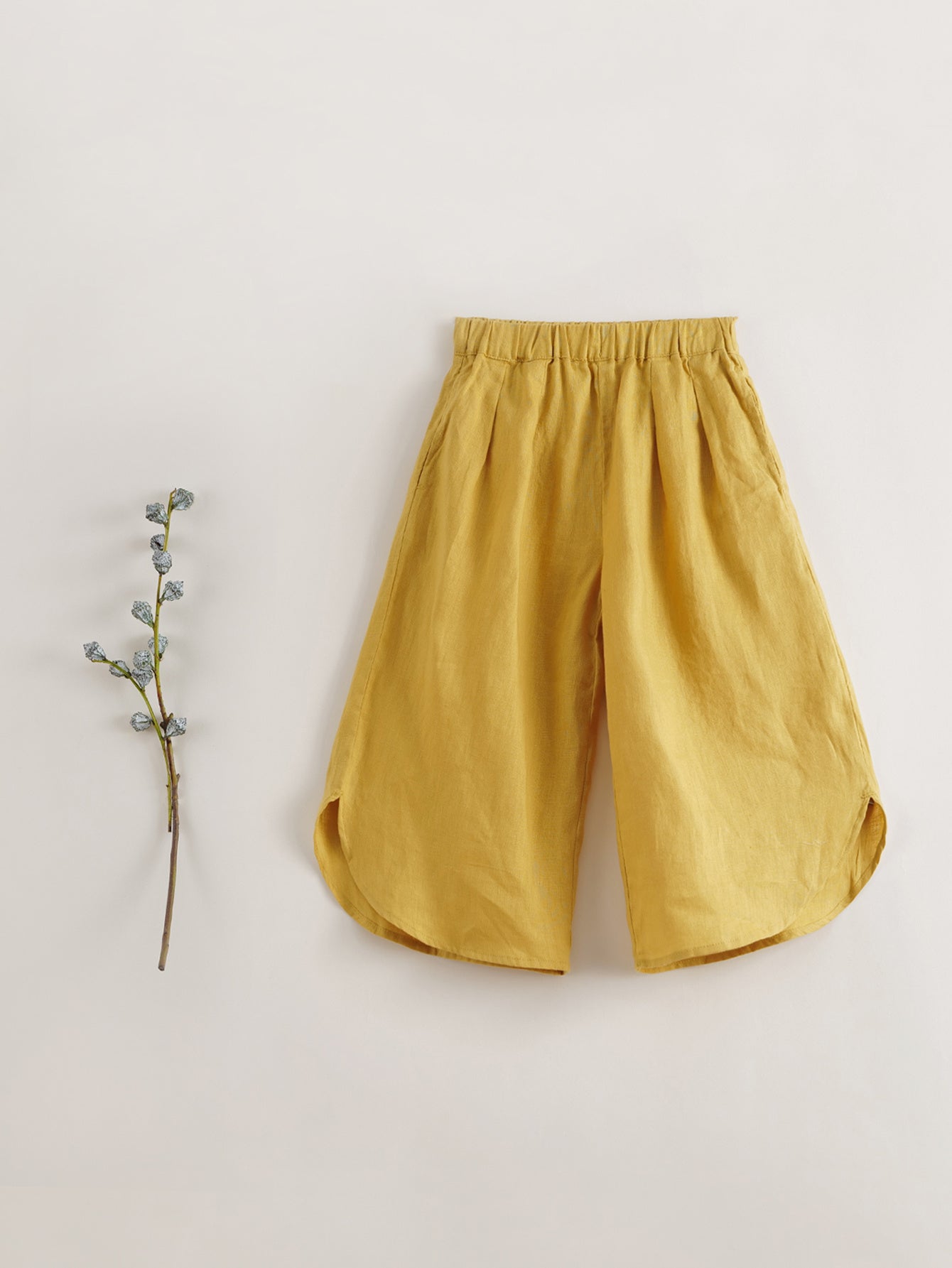 MARC&JANIE Girls' Linen Wide leg Pants