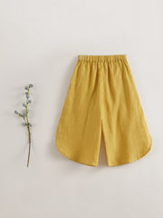 MARC&JANIE Girls' Linen Wide leg Pants