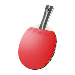 Table Tennis Paddle with Ergonomic Handle and Storage Bag