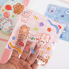 10pcs Small Bear Snack Ziplock Bags