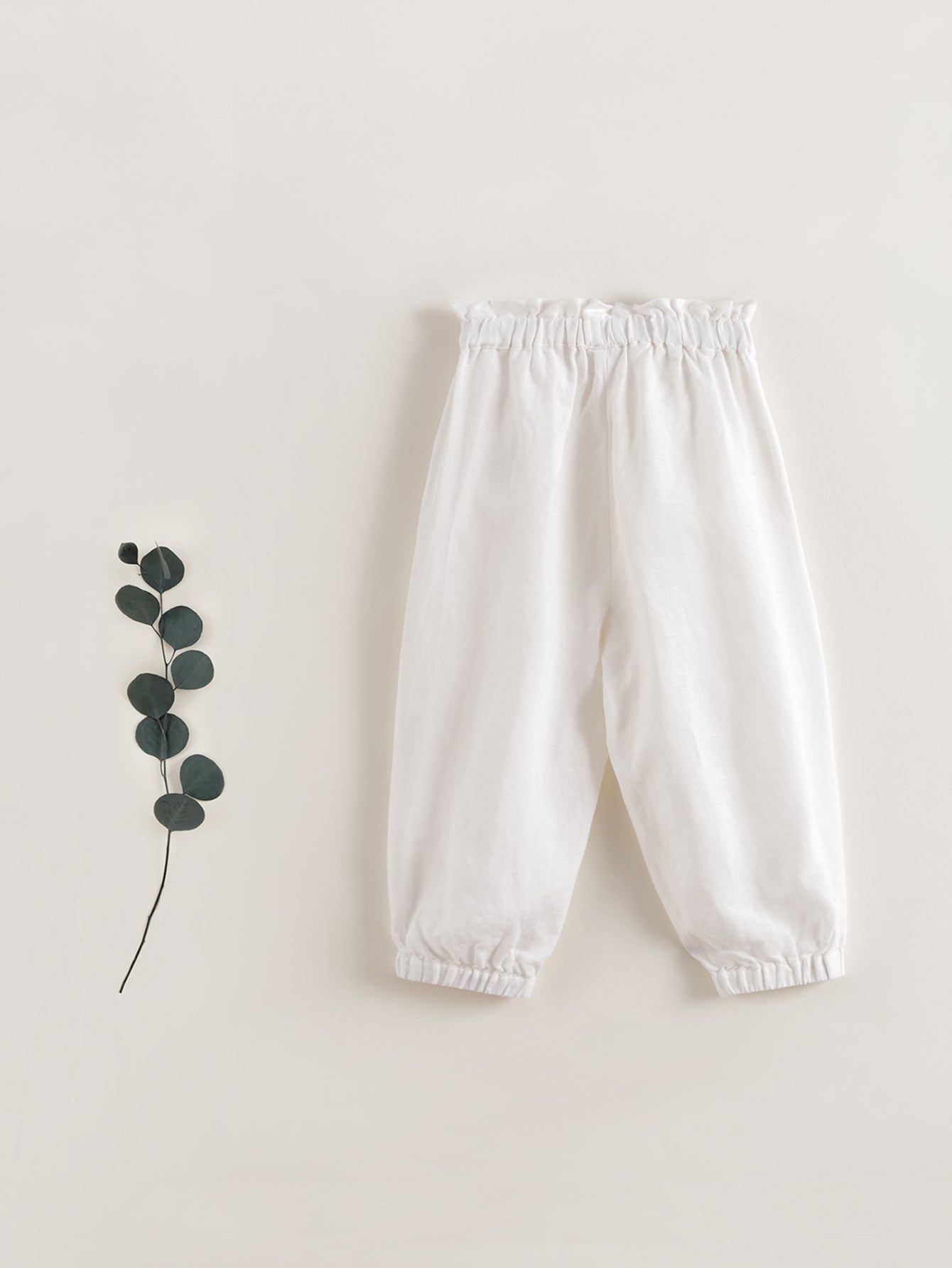 MARC&JANIE Girl's Linen Baggy Casual Pants Mosquito Proof Pants