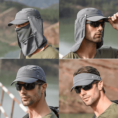 Multifunctional Sunscreen Hat Quick-drying Baseball Hat With Face Cover
