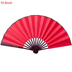 Chinese Style Silky Fan Women's Folding Fan Handheld Portable Fan