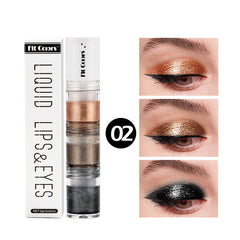 Glitter Liquid Eyeshadow Stick Waterproof Shimmer Texture