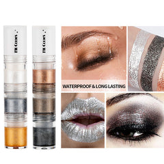 Glitter Liquid Eyeshadow Stick Waterproof Shimmer Texture