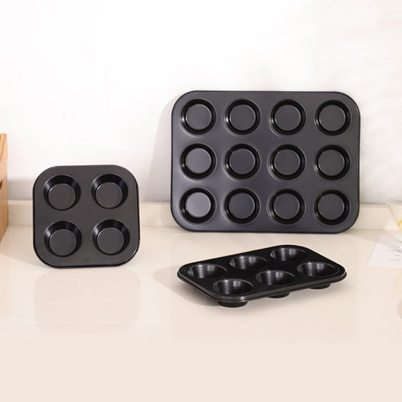 Non Stick Muffin Pan 6-Cup Carbon Steel Baking Mold