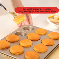 Non Stick Muffin Pan 6-Cup Carbon Steel Baking Mold