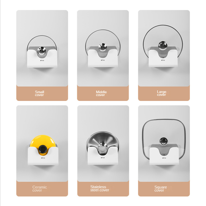 Space-Saving Wall Mounted Pot Lid Rack