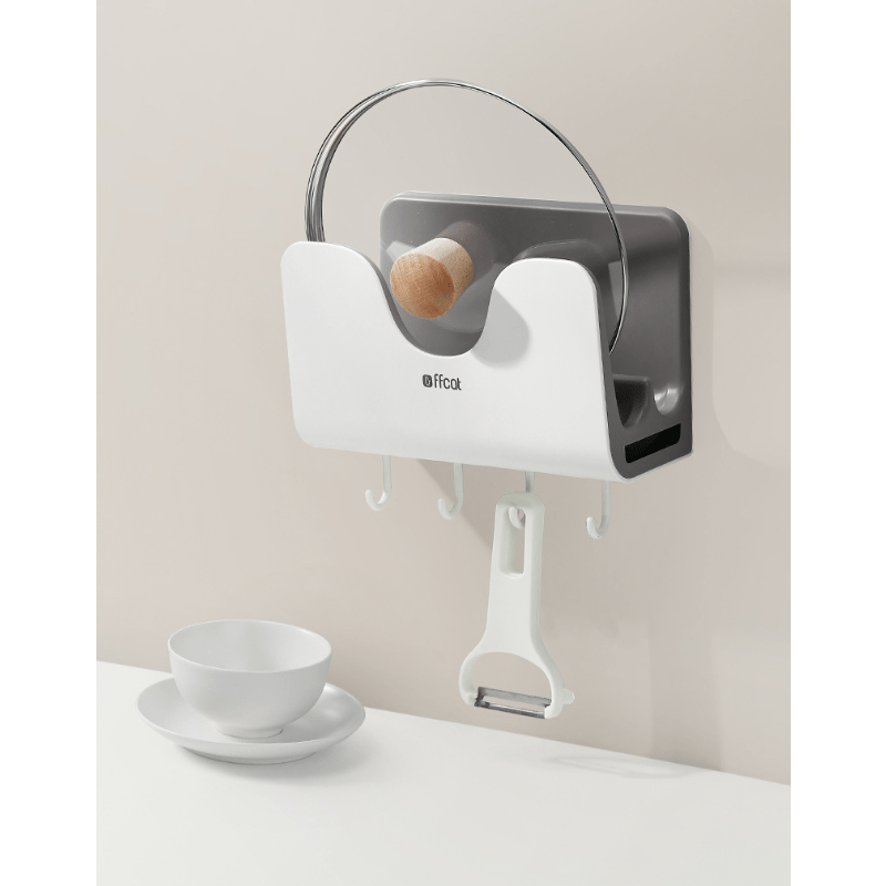 Space-Saving Wall Mounted Pot Lid Rack