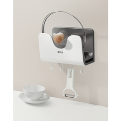 Space-Saving Wall Mounted Pot Lid Rack