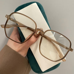 Clear Lens Glasses Women Men Anti Light Glasses