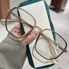 Clear Lens Glasses Women Men Anti Light Glasses