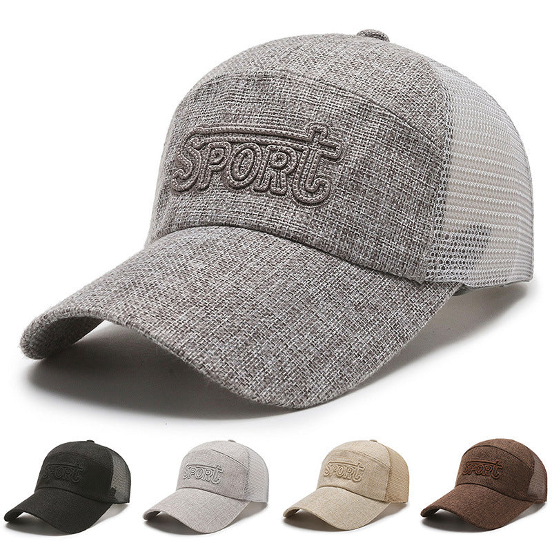 Men's Outdoor Fishing Baseball Cap Breathable Sun Protection Hat