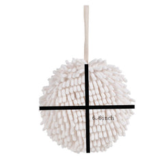 Chenille Hand Towel Ball Ultra Absorbent Fingertip Towel