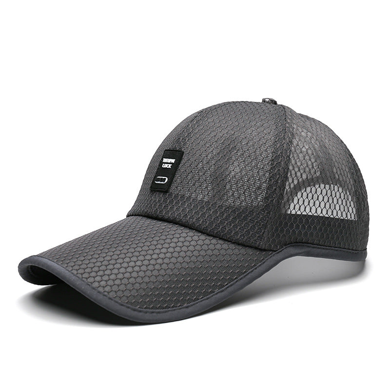 Men's Summer Sun Protection Baseball Cap Outdoor Sports Breathable Net Cap
