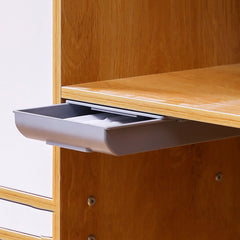 Self Stick Pencil Tray Desk Storage Drawer Organizer Box