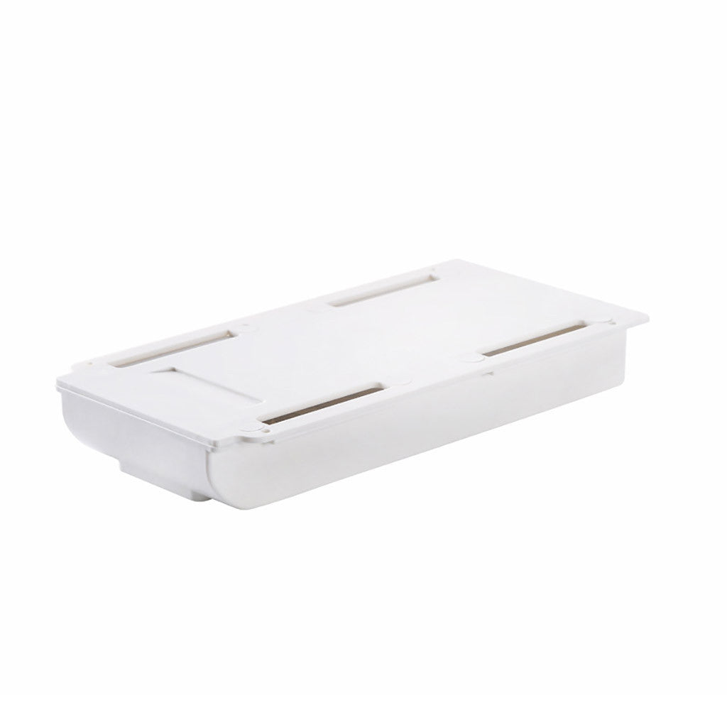Self Stick Pencil Tray Desk Storage Drawer Organizer Box