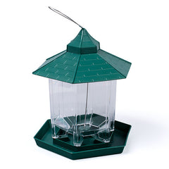 Transparent Glass Box Bird Feeder Acrylic Wild Bird Feeder Hanging Bird Feeder