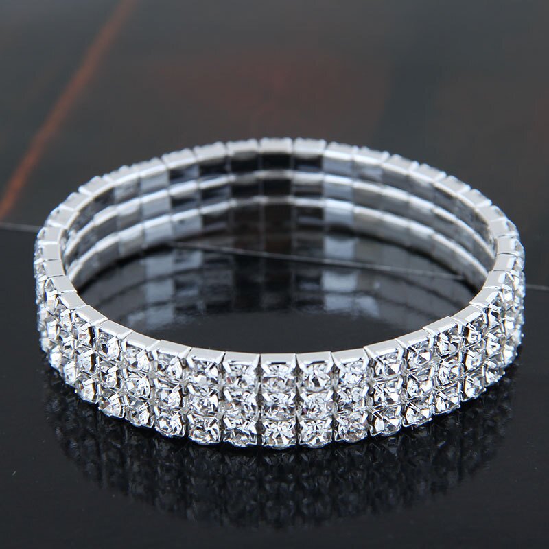 Zircon Crystal Anklet Bracelet Wedding Accessories
