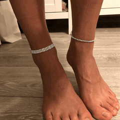 Zircon Crystal Anklet Bracelet Wedding Accessories