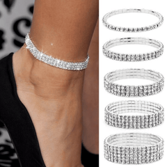 Zircon Crystal Anklet Bracelet Wedding Accessories
