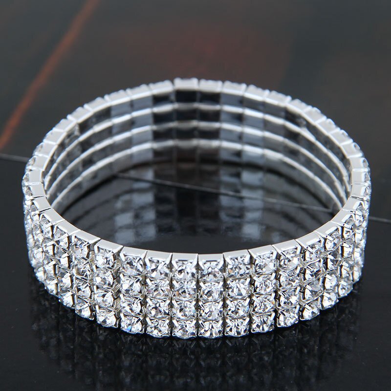 Zircon Crystal Anklet Bracelet Wedding Accessories