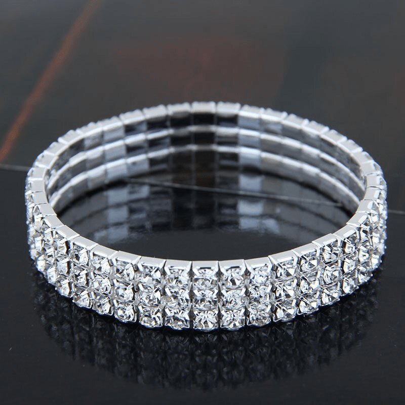 Zircon Crystal Anklet Bracelet Wedding Accessories
