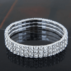 Zircon Crystal Anklet Bracelet Wedding Accessories