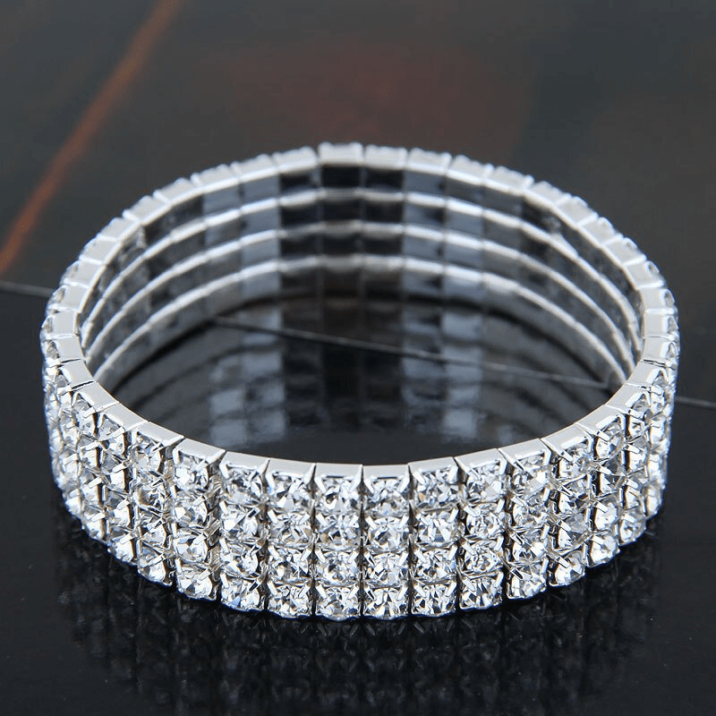 Zircon Crystal Anklet Bracelet Wedding Accessories