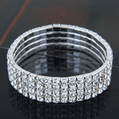 Zircon Crystal Anklet Bracelet Wedding Accessories
