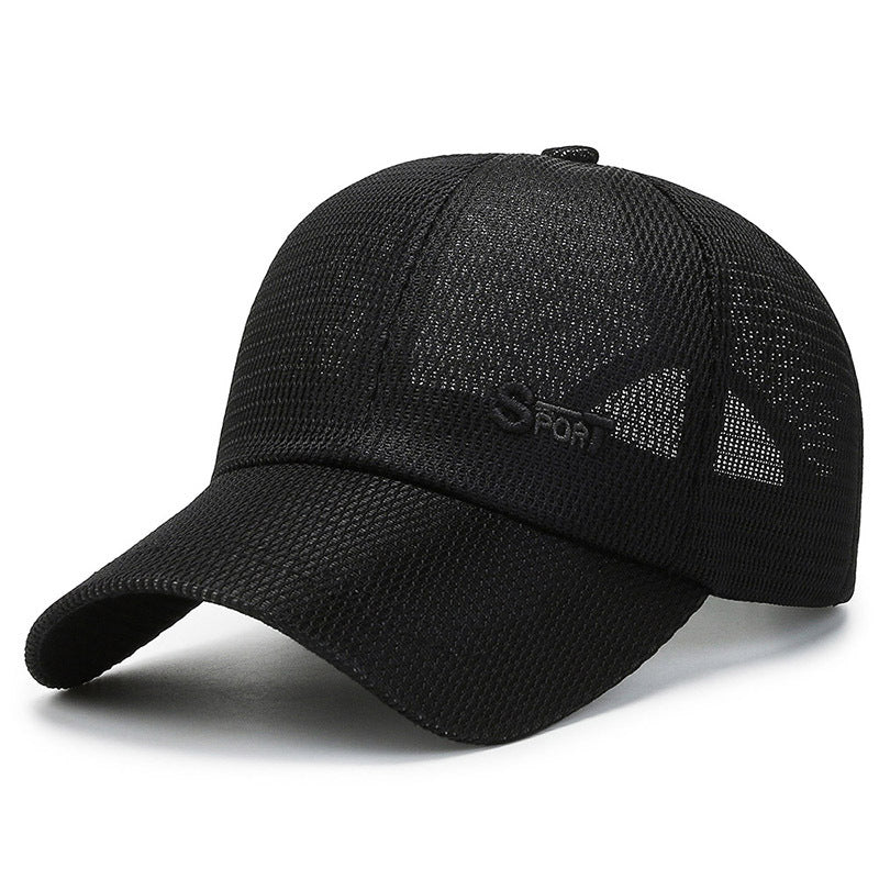 Men's Full Mesh Baseball Cap Outdoor Sun Hat