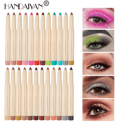 12 Eyeshadow Pencil Set Matte Finish for Smudge Proof Look