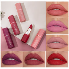 6-Piece Matte Lipstick Set Non-Stick Cup Lip Glaze