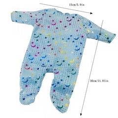 Bling Bling Heart Moon Star Jumpsuit for 15" Baby Doll