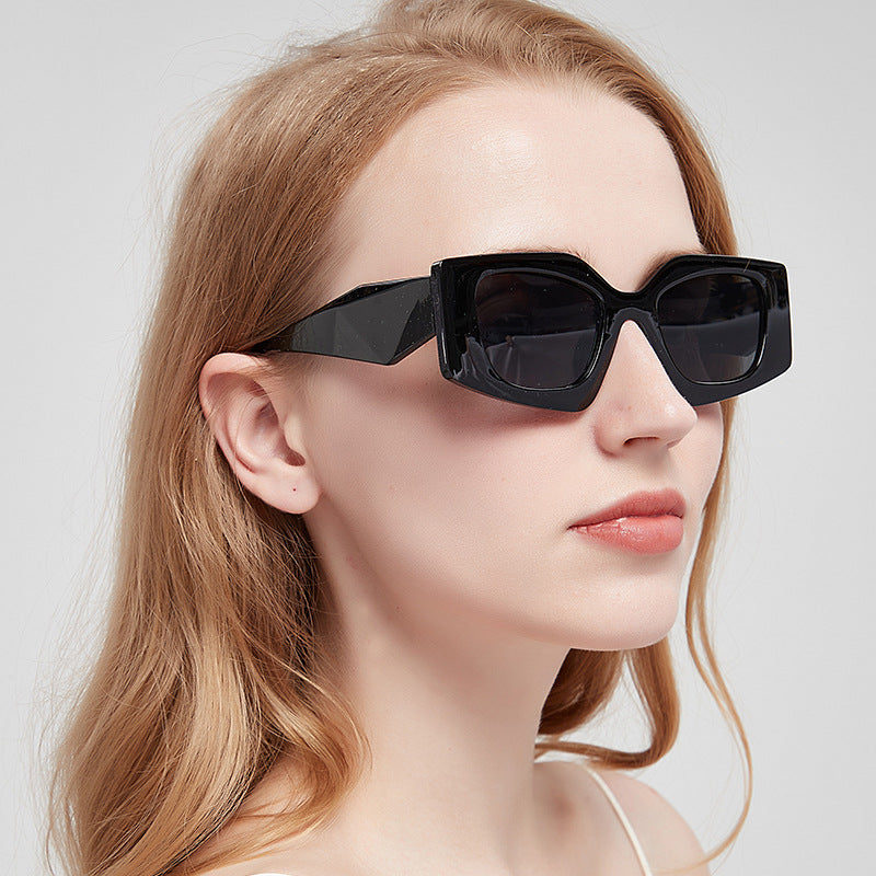 Polygon Sunglasses for Women Men Anti Glare UV400