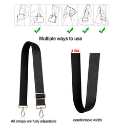 Vintage Pattern Bag Strap Wide Adjustable Strap