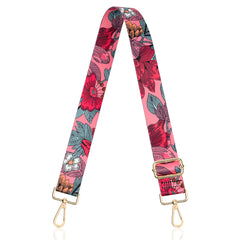 Vintage Pattern Bag Strap Wide Adjustable Strap