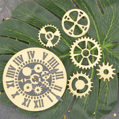 Gear Clock Metal Cutting Dies Stencils for DIY Greeting Cards