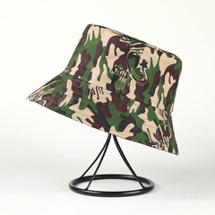 Camouflage Bucket Hat Outdoor Sun Cap for Men Women Fishing Hiking