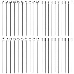 5pcs Stainless Steel Wine Stirrers Fruit Forks for Cocktails Bar Barten
