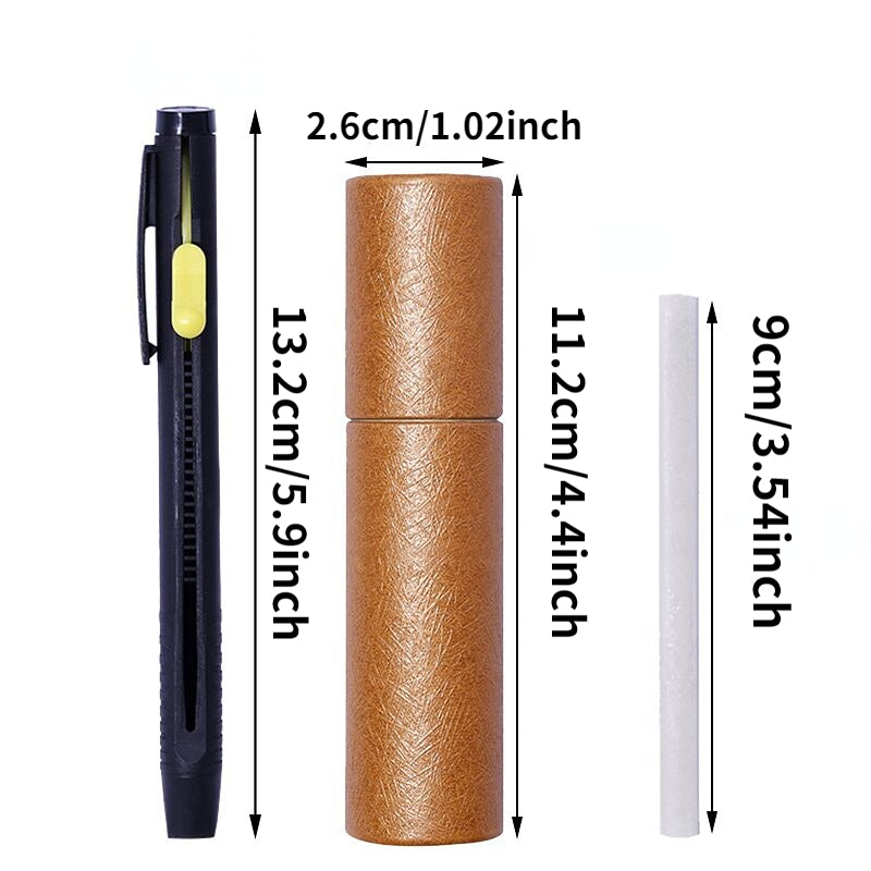 2Pcs Sewing Chalk & 20pcs Heat Erasable Refill Pencils for Fabric Marker